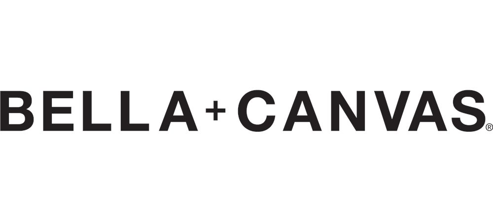 Bella + Canvas logo on a white background