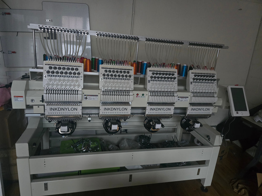 inkdnylon custom apparel embroidery machine