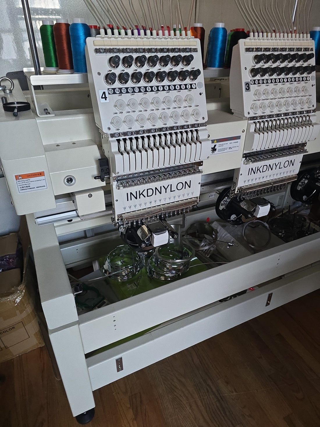 inkdnylon custom apparel embroidery machines