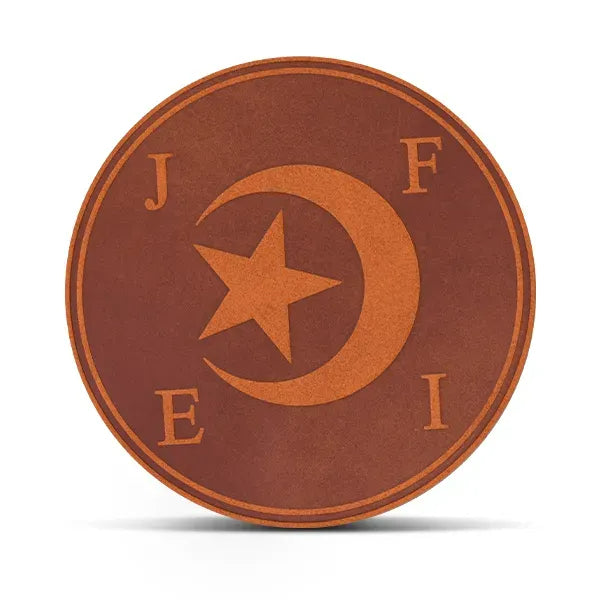 Custom Genuine Leather Patches for Hats, Jackets and Bags