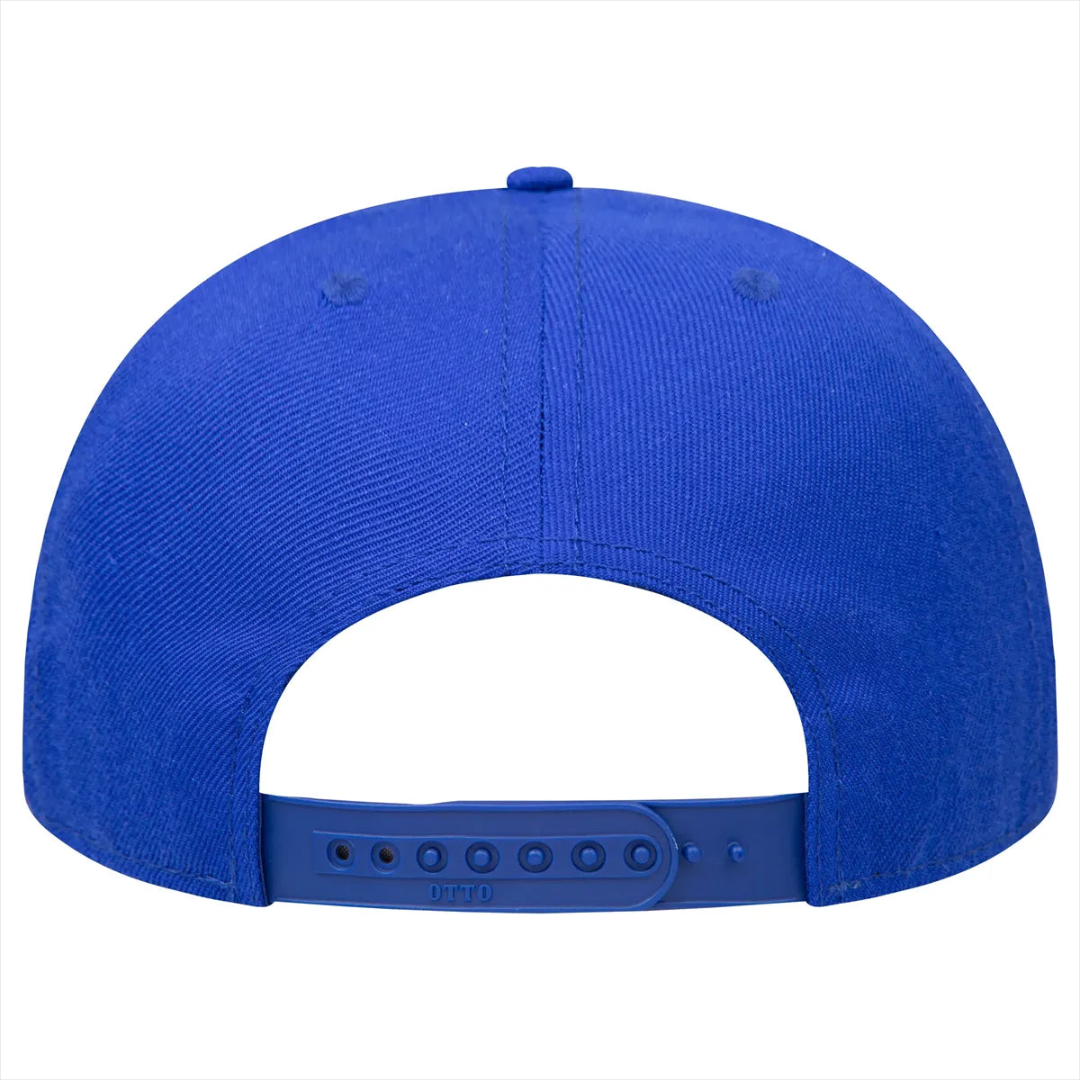 blue otto cap white background 