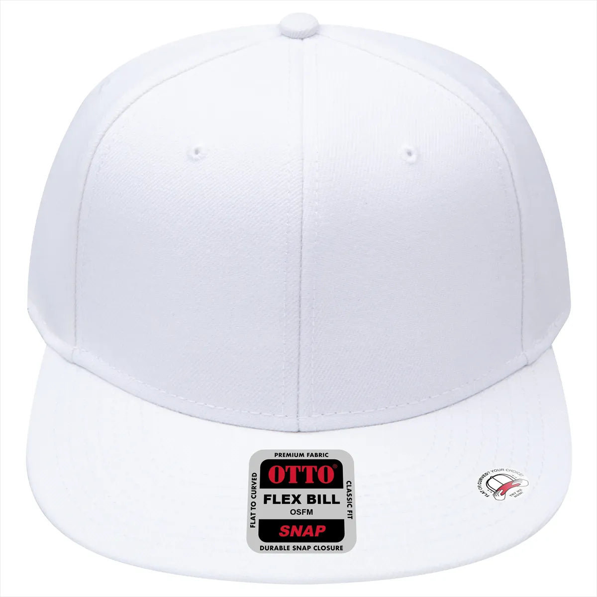 OTTO SNAP Cap | 1-Color Embroidered Logo | Inkdnylon Custom Apparel