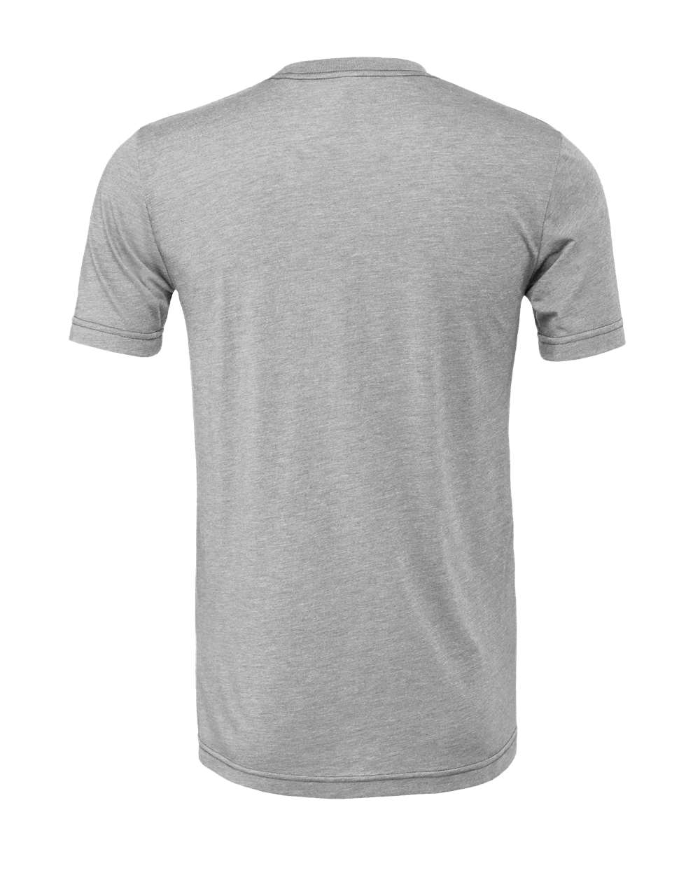Gray t-shirt on a white background