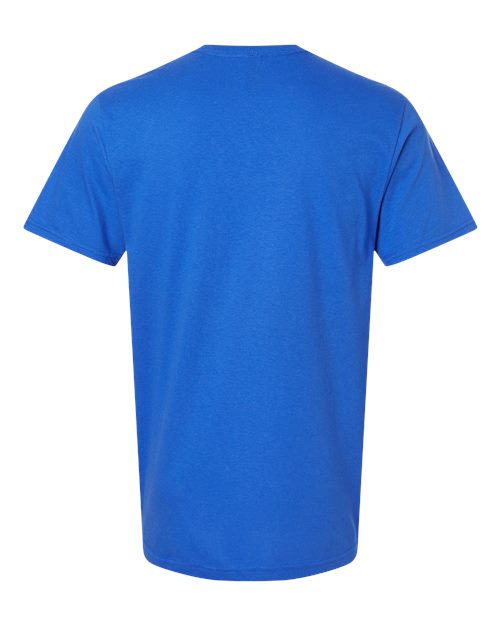 Gildan Blue t-shirt  white background
