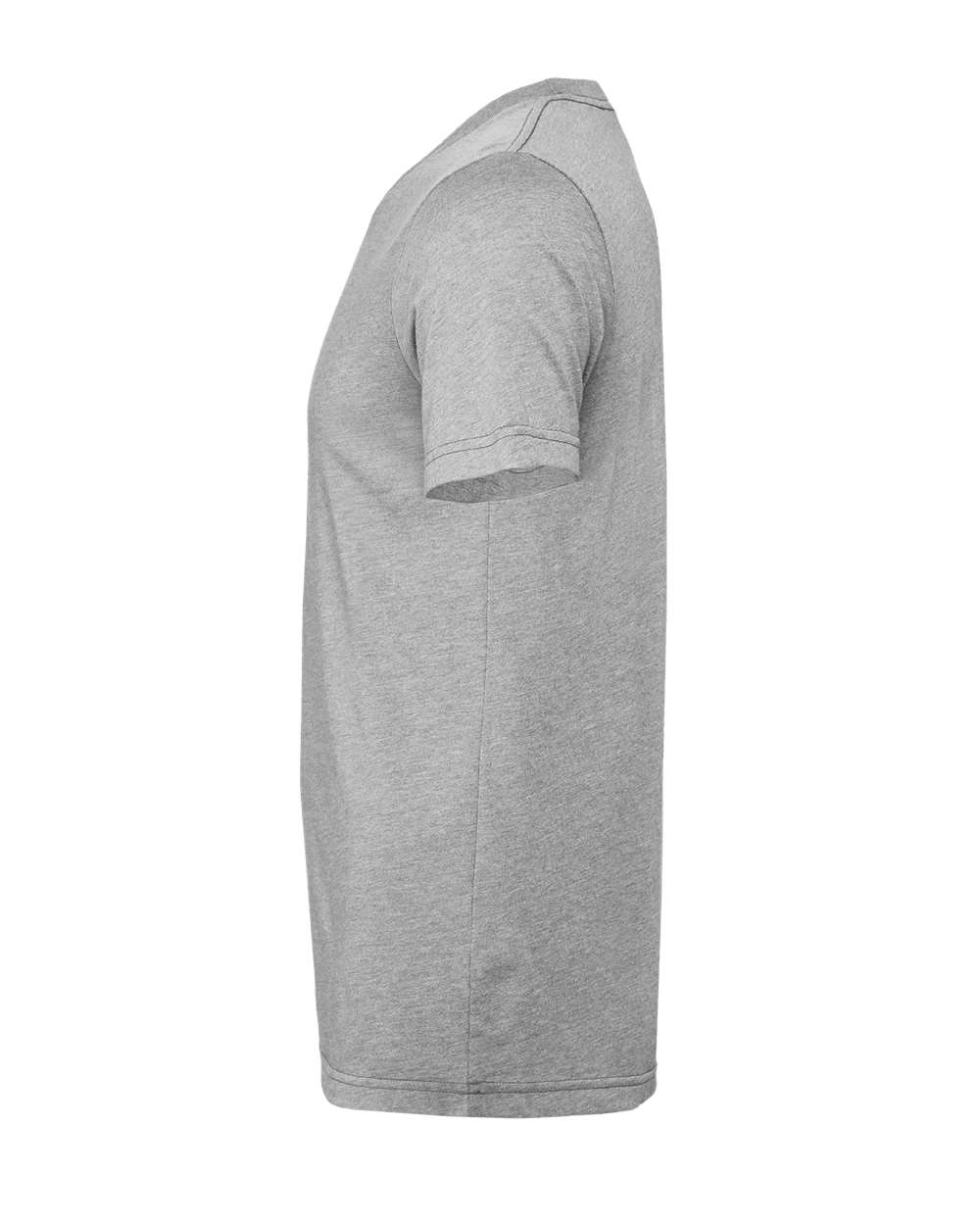 Gray t-shirt on a white background