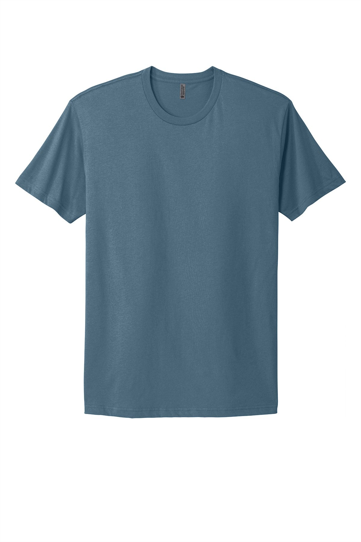 Plain blue t-shirt on a white background