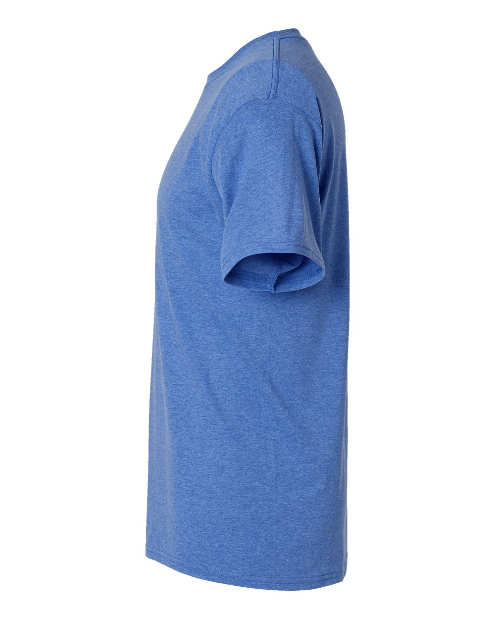 Blue t-shirt on a white background