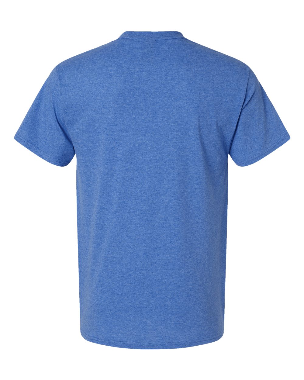 Blue t-shirt on a white background