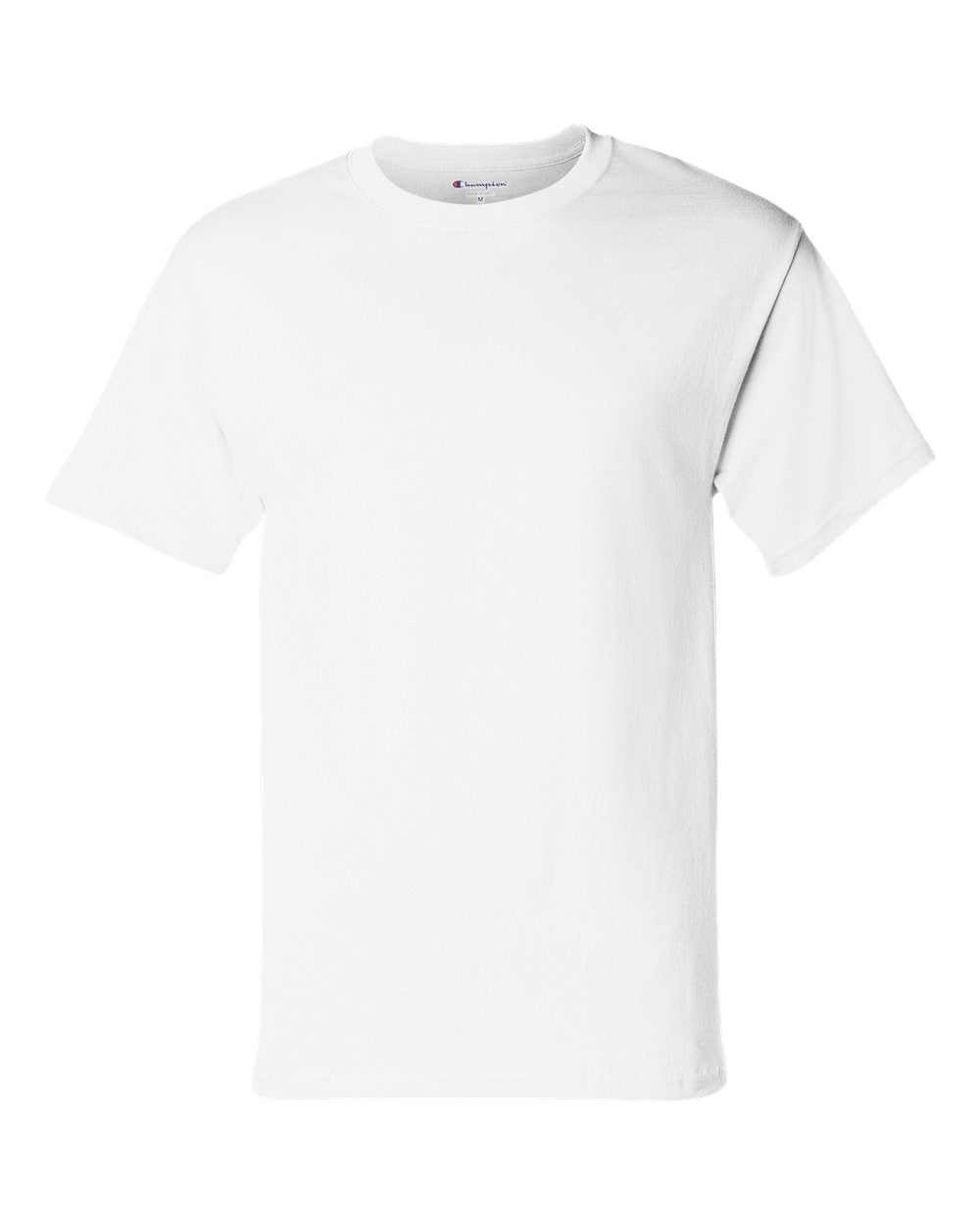 White t-shirt on a white background