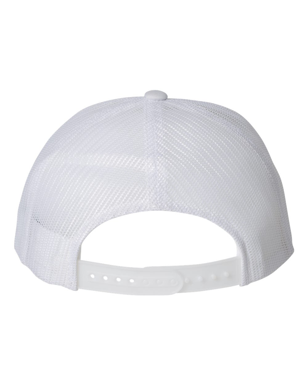 White baseball cap on a white background